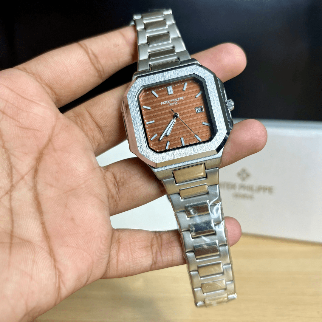 PP Cubitus - Stainless Steel - Brown Dial