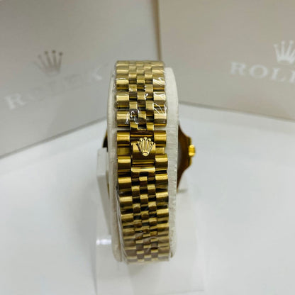 Rlx GMT Master - 40mm - Stainless Steel - Yellow Gold Black Dial