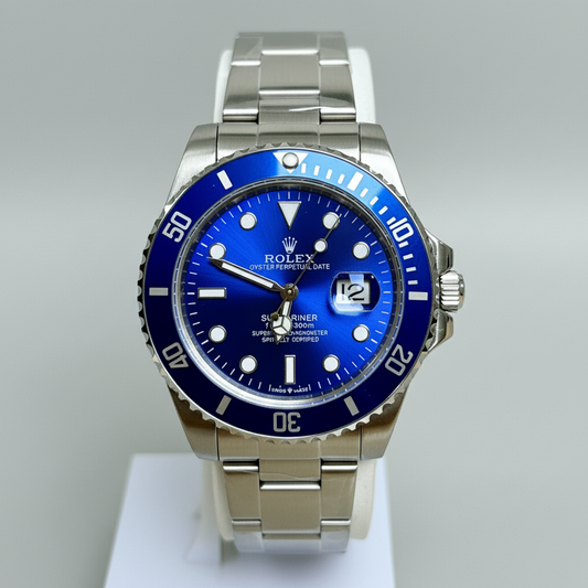 Rlx Submariner - 40mm - Stainless Steel - Smurf