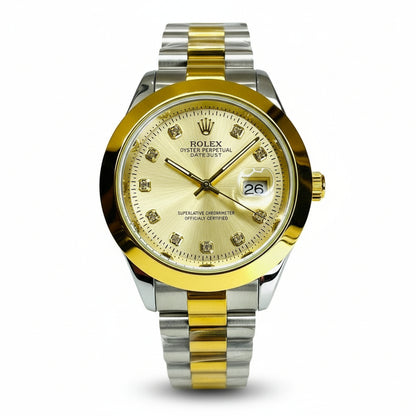 Rlx - Stainless Steel - 40mm - Gold Two Tone