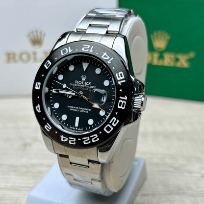 Rlx Explorer II | Oyster Chain | Black Bezel | Black Dial