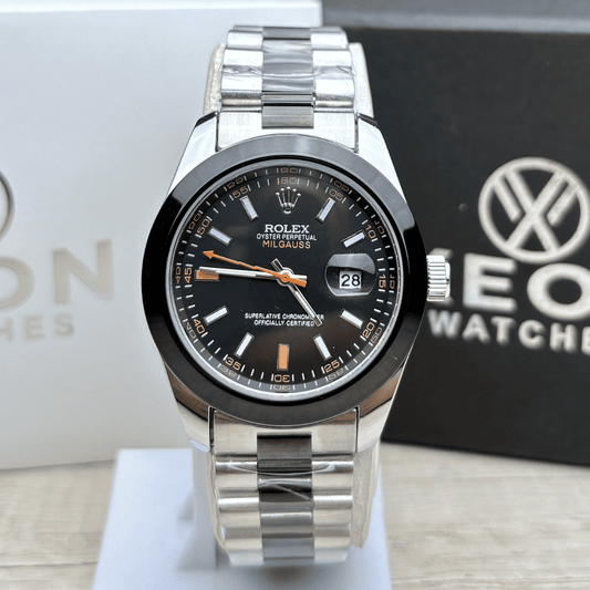 Rlx Milgauss - Stainless Steel - Two Tone Black Dial