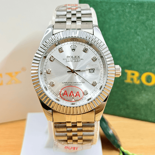 Rlx DateJust - 40mm - Fluted Bezel - Silver