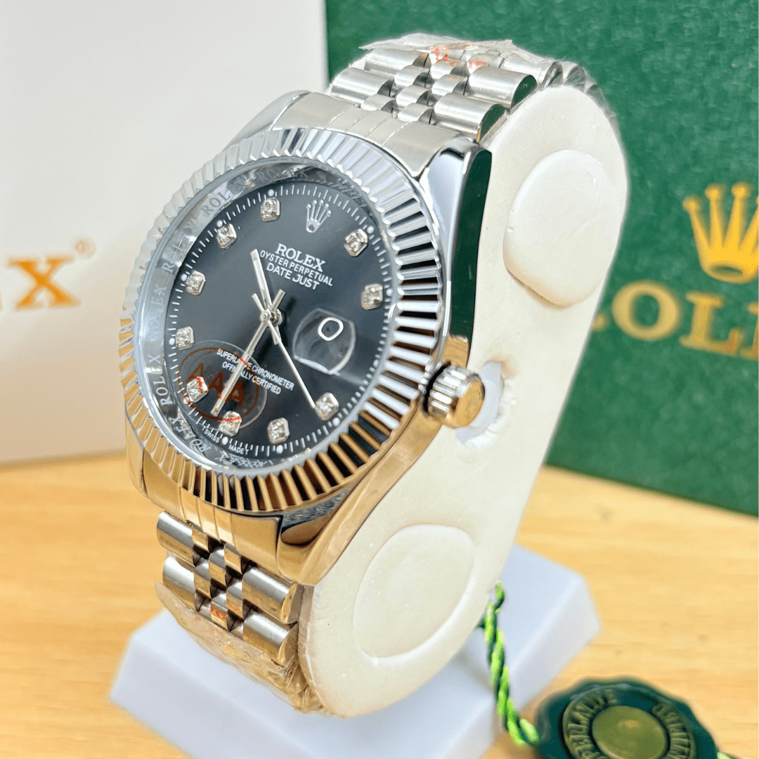 Rlx DateJust - 40mm - Fluted Bezel - Black