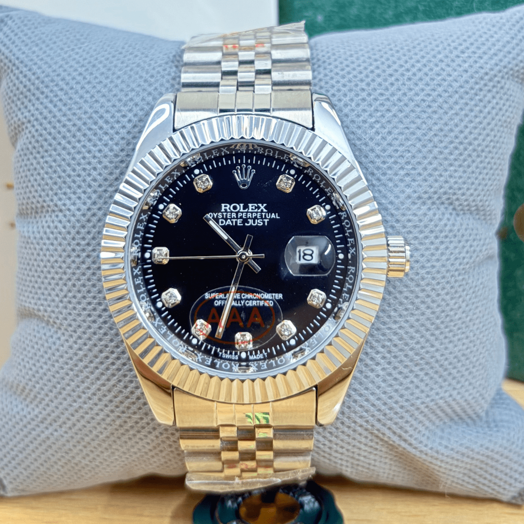 Rlx DateJust - 40mm - Fluted Bezel - Black