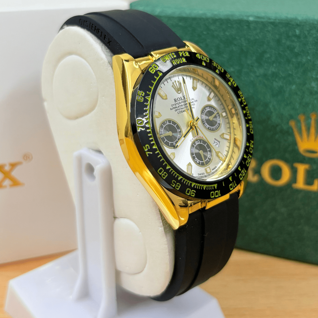 RLX Daytona - 38mm - Gold Black Frost  - Mens Watch