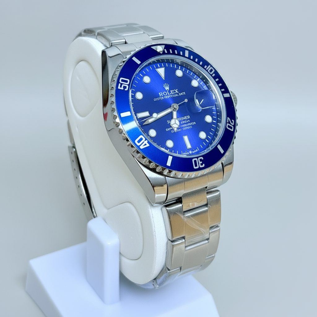 Rlx Submariner - 40mm - Stainless Steel - Smurf