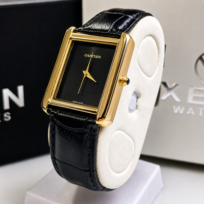 Cartier Tank Gold – Plain Black Dial