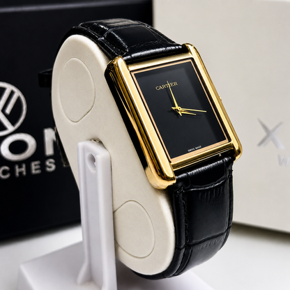 Cartier Tank Gold – Plain Black Dial