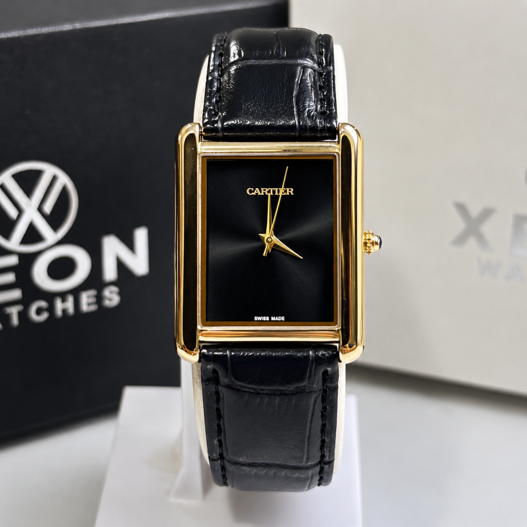 Cartier Tank Gold – Plain Black Dial