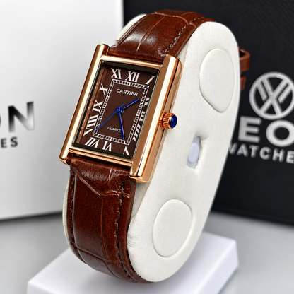 Cartier Tank - Brown Roman Dial -  Slim Dial
